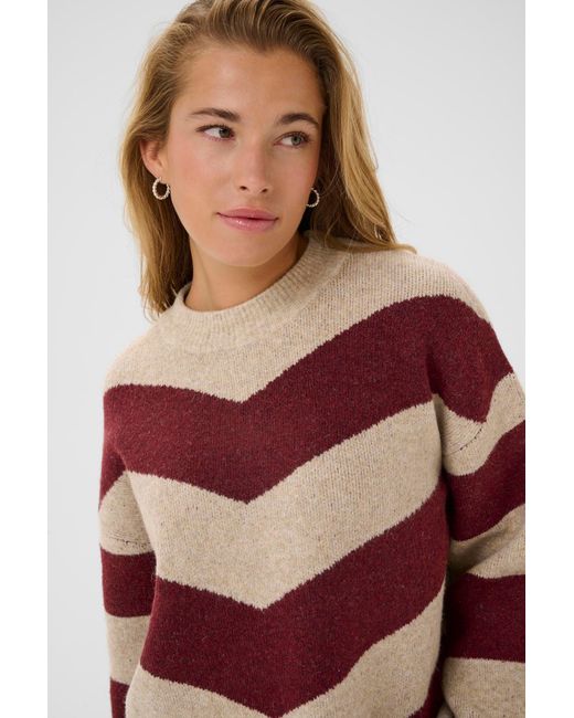 Kaffe Brown Pullover Kaverana