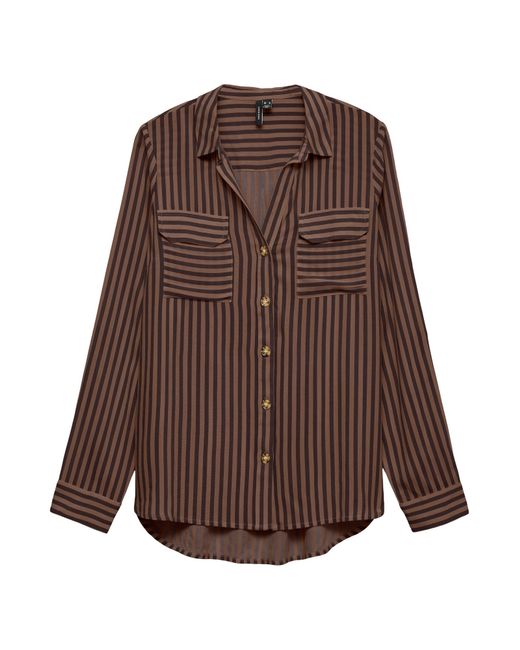 Vero Moda Brown Bluse Vmbumpy