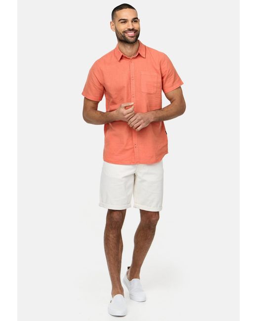 INDICODE Hemd in Orange für Herren
