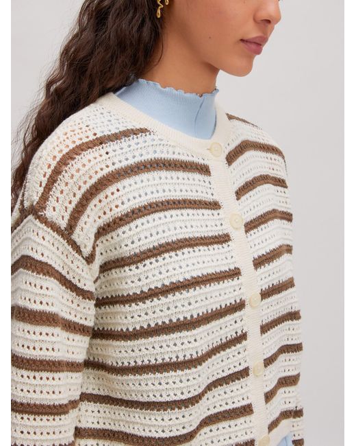 EDITED White Strickjacke Ida