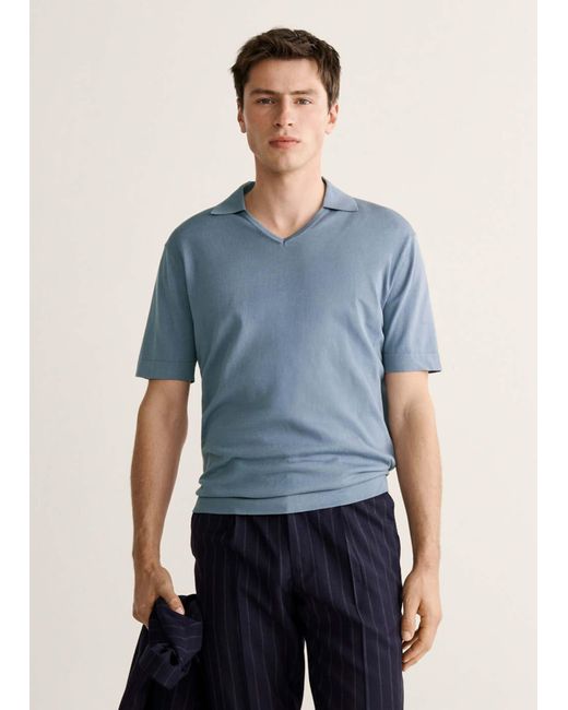 Mango Pullover Sun in Blue für Herren