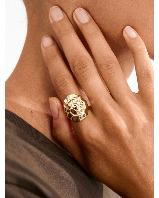 Pilgrim Ring Haze in Metallic für Herren