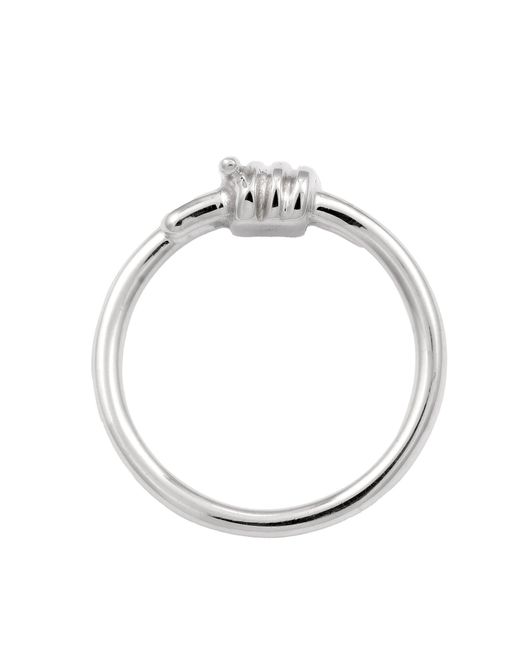 Kuzzoi Ring in White für Herren