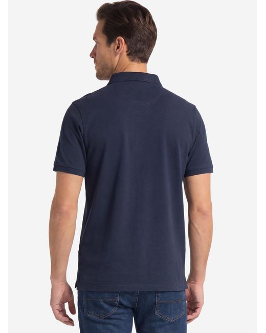 Redmond Shirt Basic in Blue für Herren