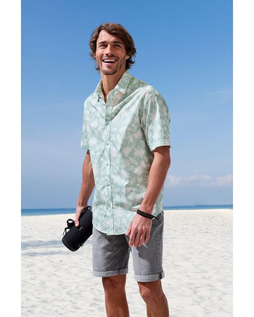 Beach Time Hemd in Green für Herren