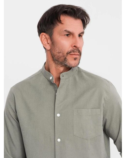 Ombre Hemd in Gray für Herren