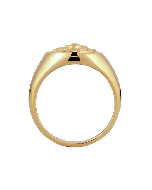 Kuzzoi Ring in Metallic für Herren