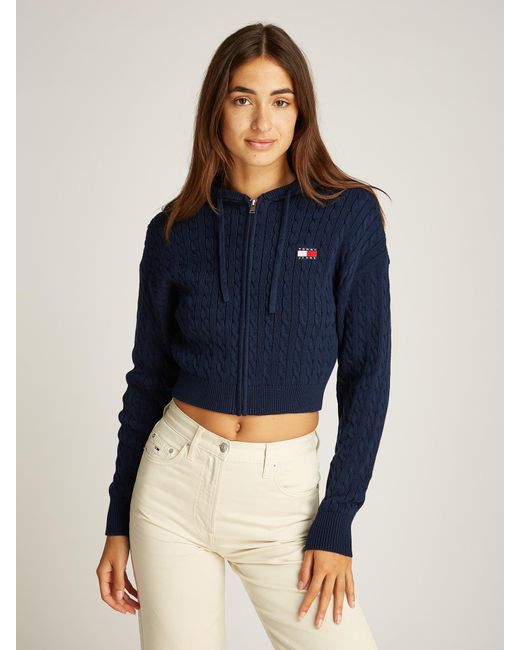 Tommy Hilfiger Blue Strickjacke