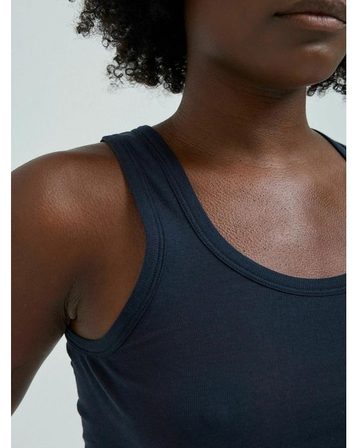 Seamless Basic Blue Top Bella