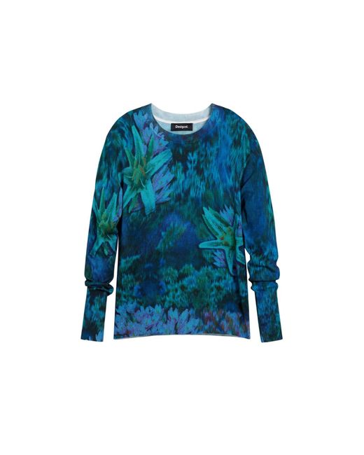 Desigual Blue Pullover