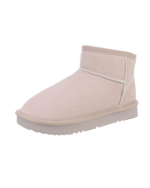 Ital-Design Pink Snowboots 'Flache'