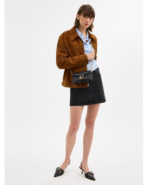 COACH Black Umhängetasche Tabby