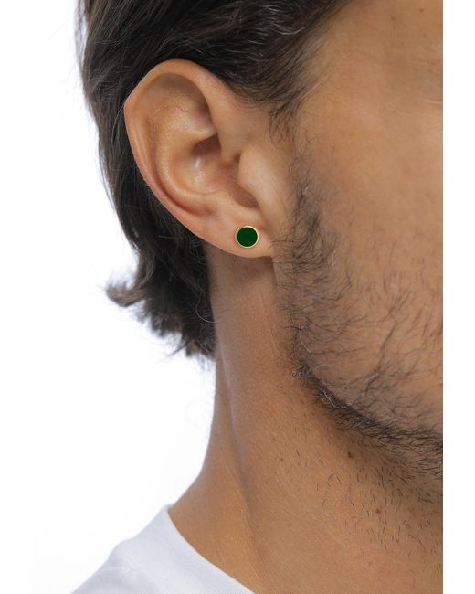 Kuzzoi Ohrstecker in Green für Herren