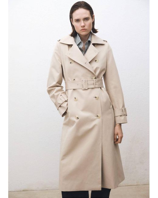 Mango Natural Trenchcoat Eiffel