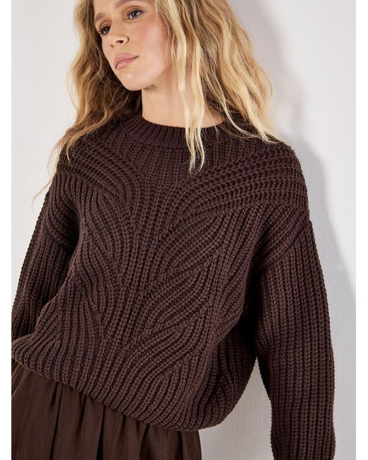 Apricot Black Pullover