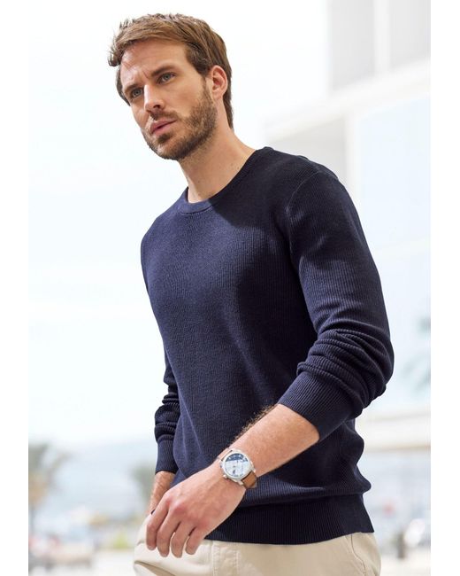 John Devin Pullover in Blue für Herren