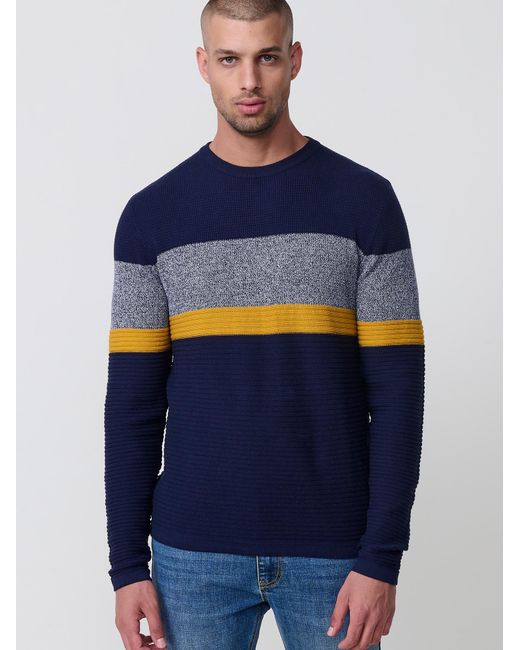 Koröshi Strickpullover in Blue für Herren
