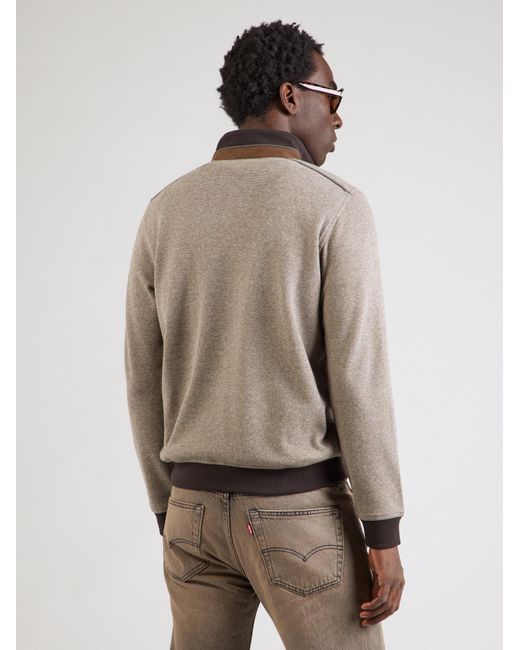 Bugatti Pullover in Natural für Herren
