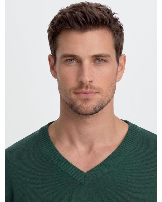 Blend Strickpullover 'lasse' in Green für Herren