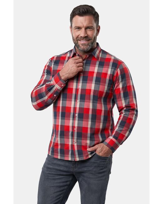 Men Plus Hemd in Red für Herren