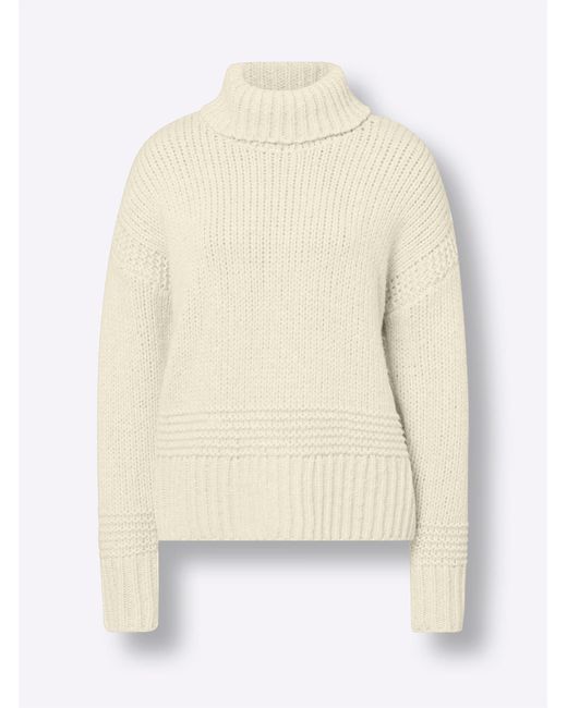 heine White Pullover