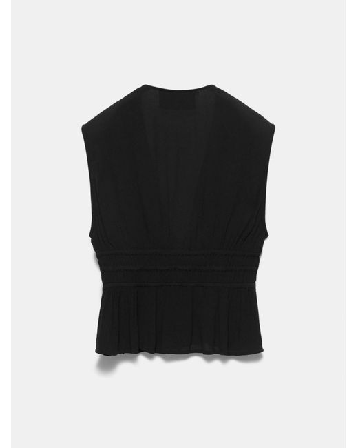 Pull&Bear Black Blusentop