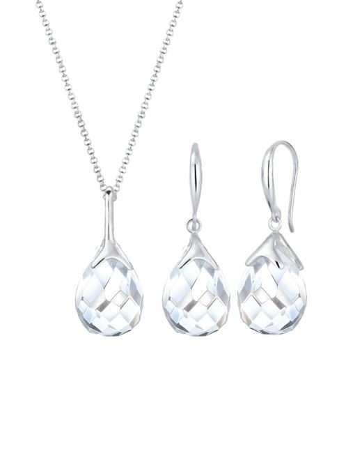 Elli Jewelry White Schmuckset