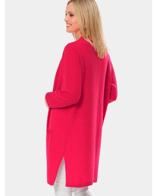 Goldner Pink Strickjacke