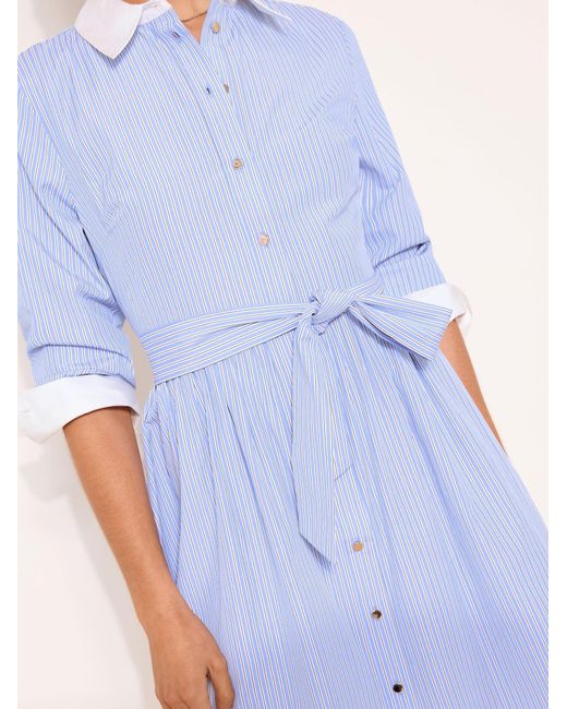 Lipsy Blue Blusenkleid