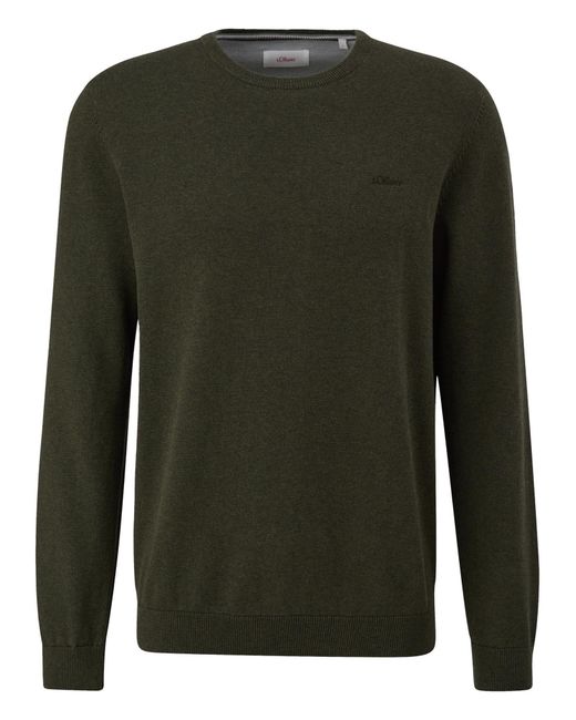 S.oliver Oliver Pullover Basic in Green für Herren