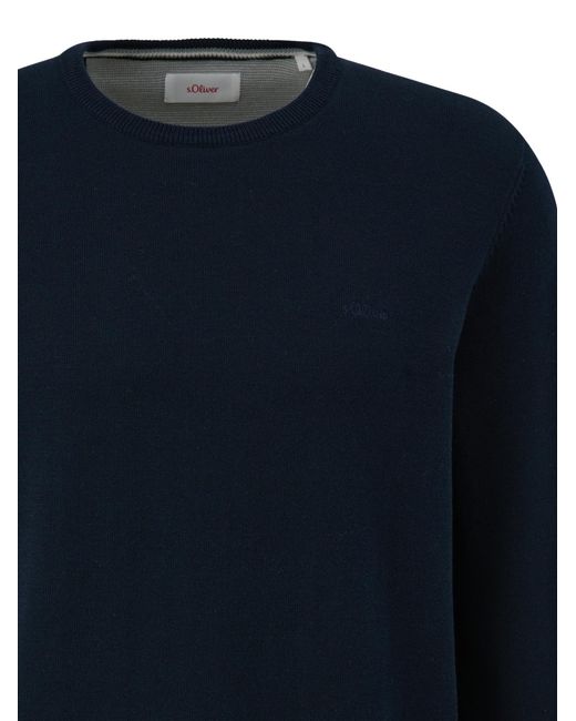 S.oliver Oliver Pullover Basic in Blue für Herren