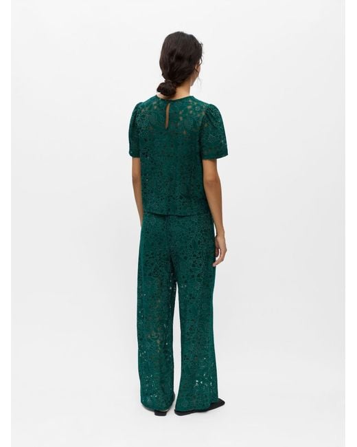 Object Green Bluse Objbianca