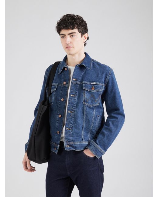 Wrangler Jacke Classic in Blue für Herren