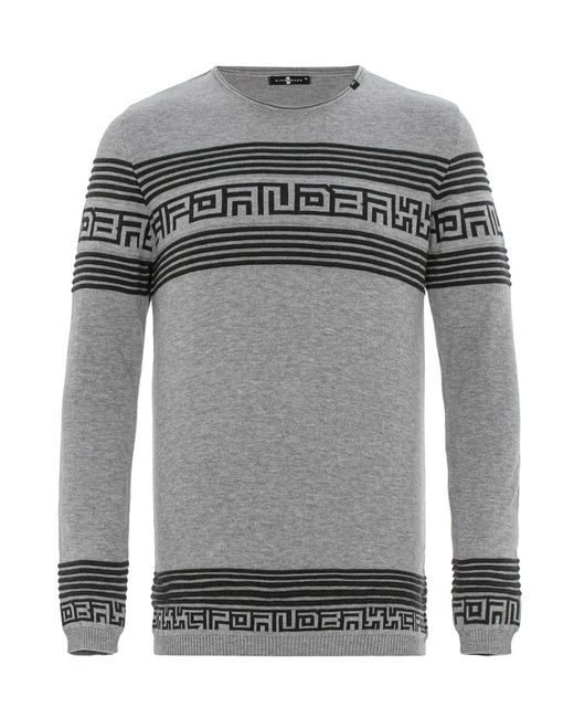 Cipo & Baxx Pullover in Gray für Herren
