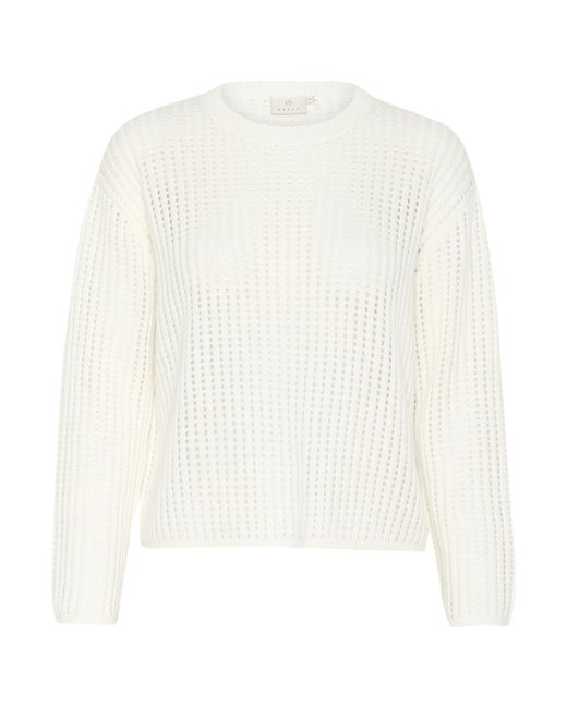 Kaffe White Pullover Kasolar