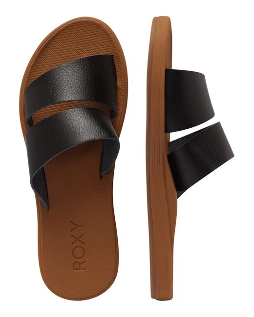 Roxy Black Pantolette Coastal Cool