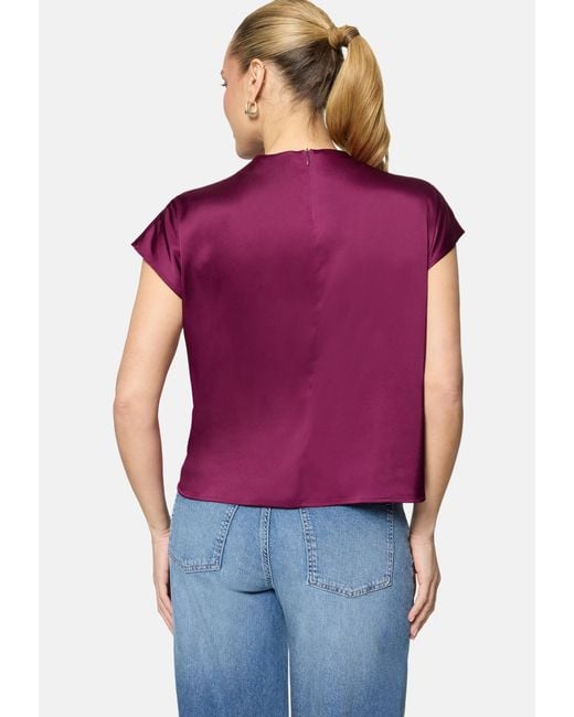 Zero Purple Bluse