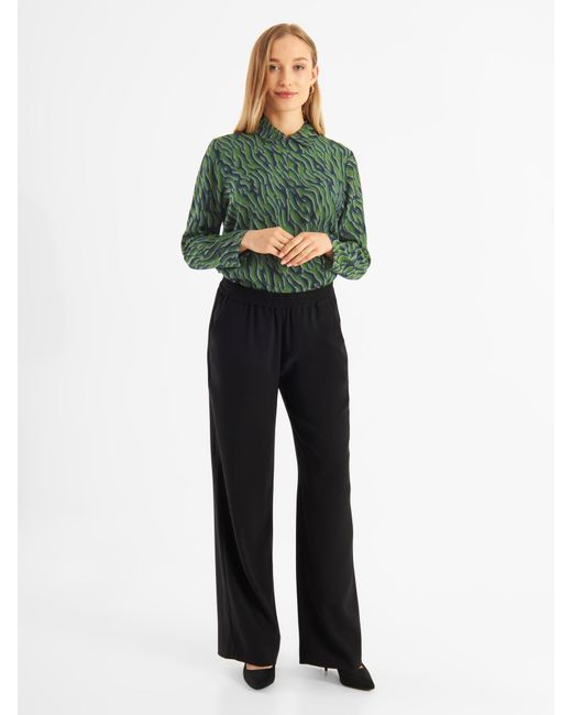 Jascha Stockholm Green Bluse 'Saskia'