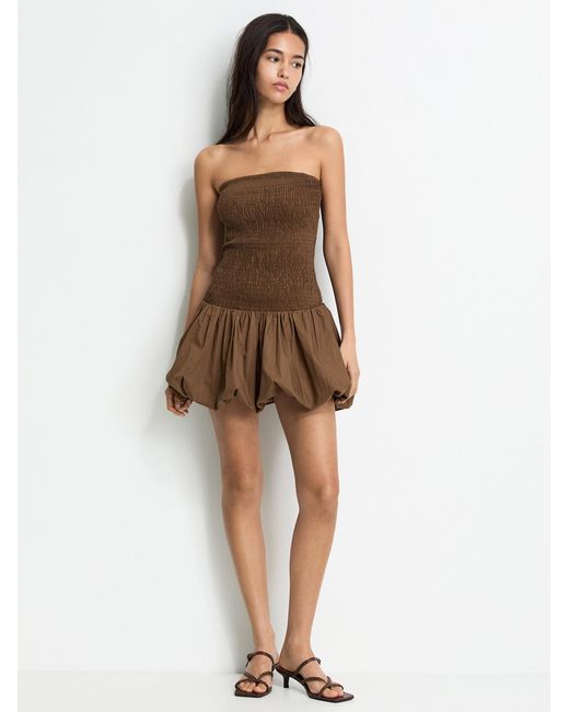 Pull&Bear Brown Kleid