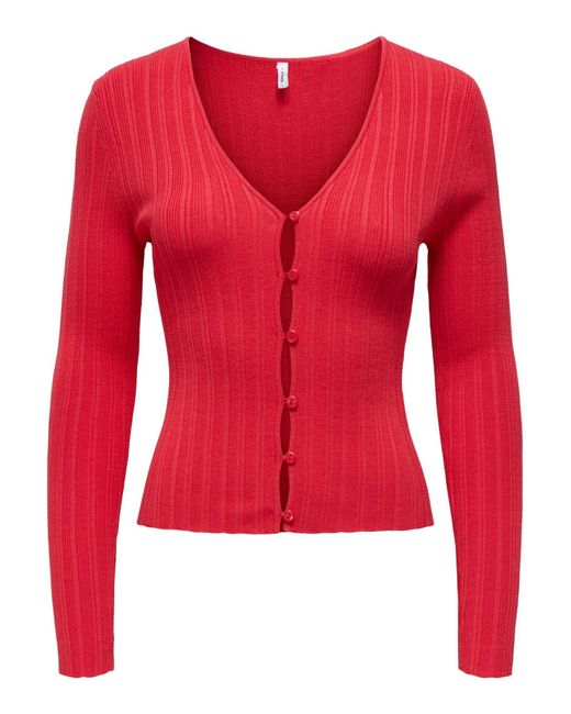 ONLY Red Strickjacke Bree