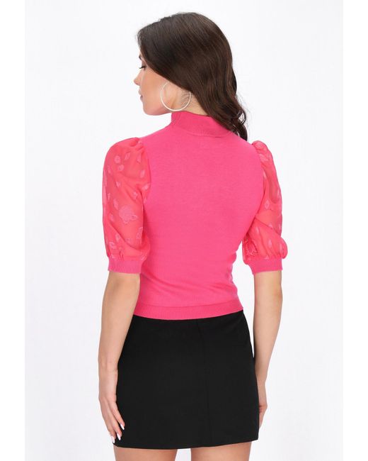 faina Pink Pullover Festive