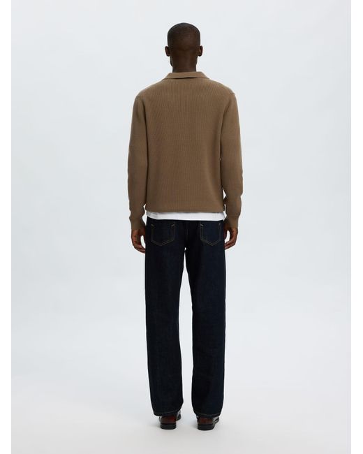 SELECTED Pullover in Natural für Herren