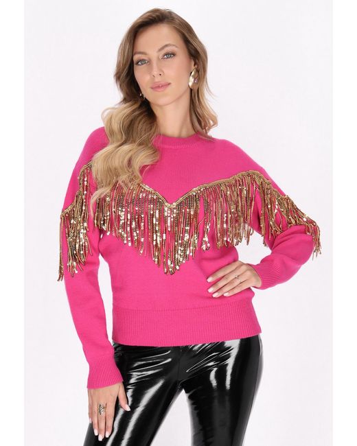 faina Pink Pullover