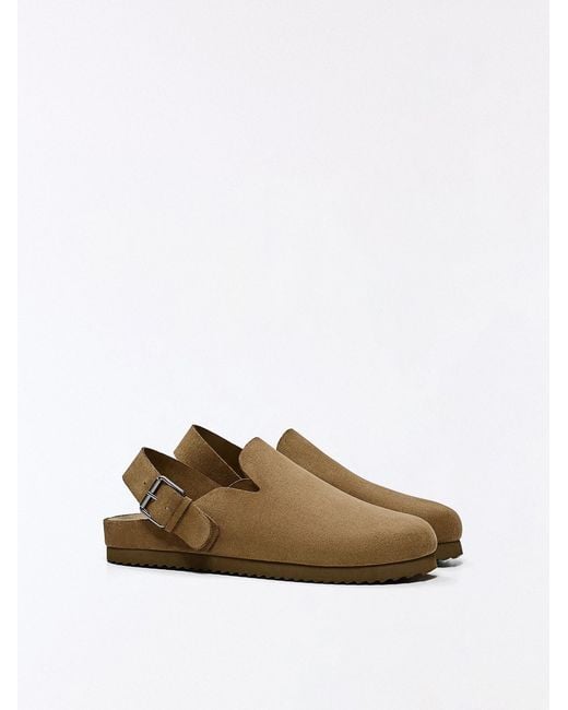 Bershka Clogs in Brown für Herren