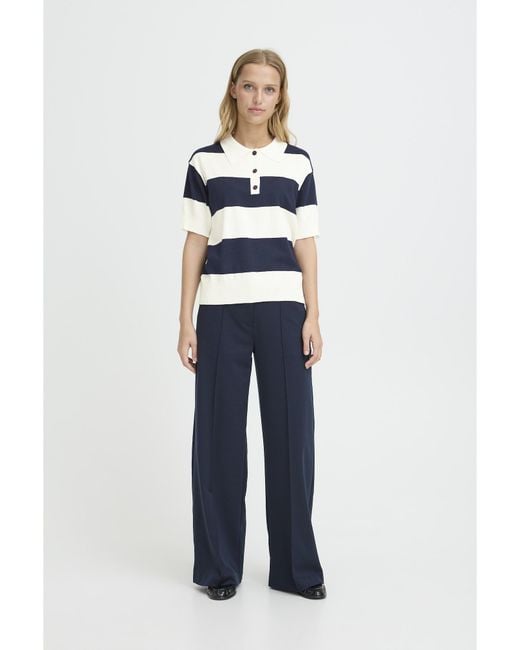 Ichi Blue Pullover Luls