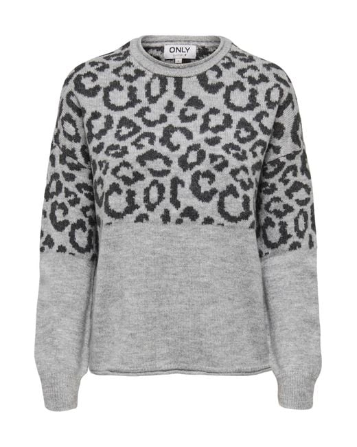 ONLY Gray Pullover Onljade