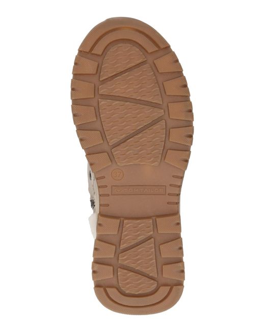 Tom Tailor Natural Schnürstiefelette