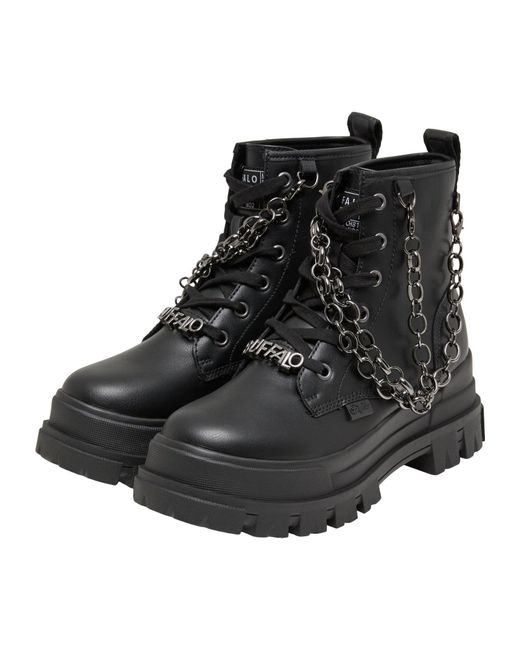 Buffalo Black Stiefeletten Aspha
