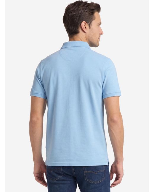 Redmond Shirt Basic in Blue für Herren