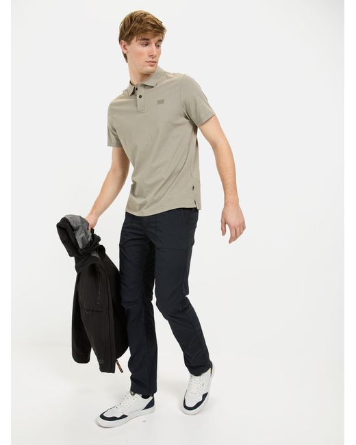 Camel Active Kurzarm Poloshirt Aus Reiner Baumwolle in Natural für Herren